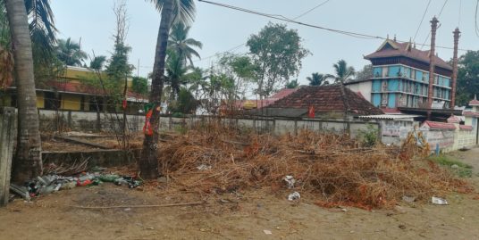 Square plot for sale.