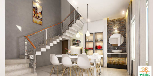 3 BHK Villas In Thrissur for sale from FORMS builders.